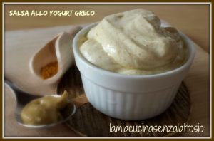 salsa yogurt greco senza lattosio